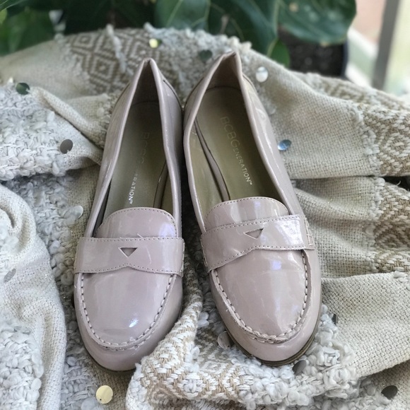 BCBGeneration Shoes - BCBGeneration Blush Patent Leather Flats